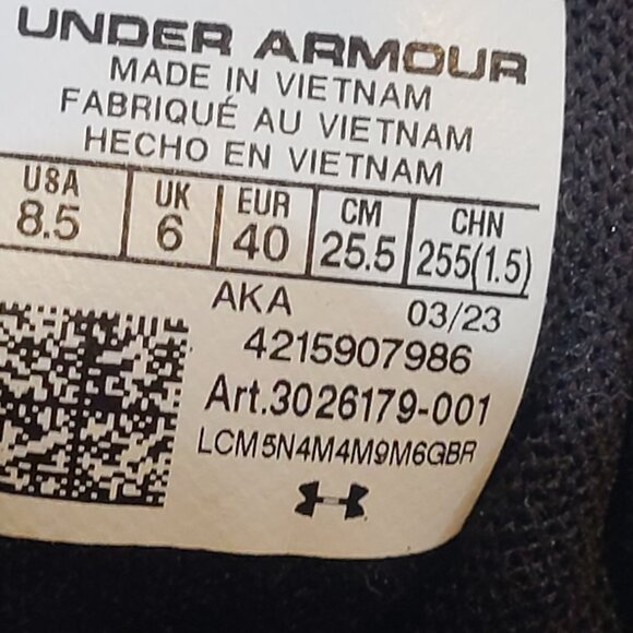 UA Charged Assert 10 Under Armour sz 8.5 Women's Sneakers Cross Trainers - Picture 9 of 12